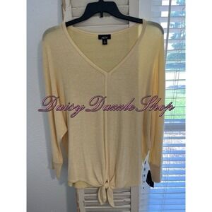 New With Tags Womens‎ Alyx Yellow Sweater Size XL